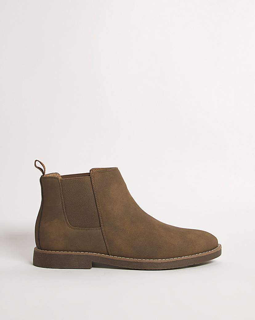 Stone Chelsea Boot Flex Wide