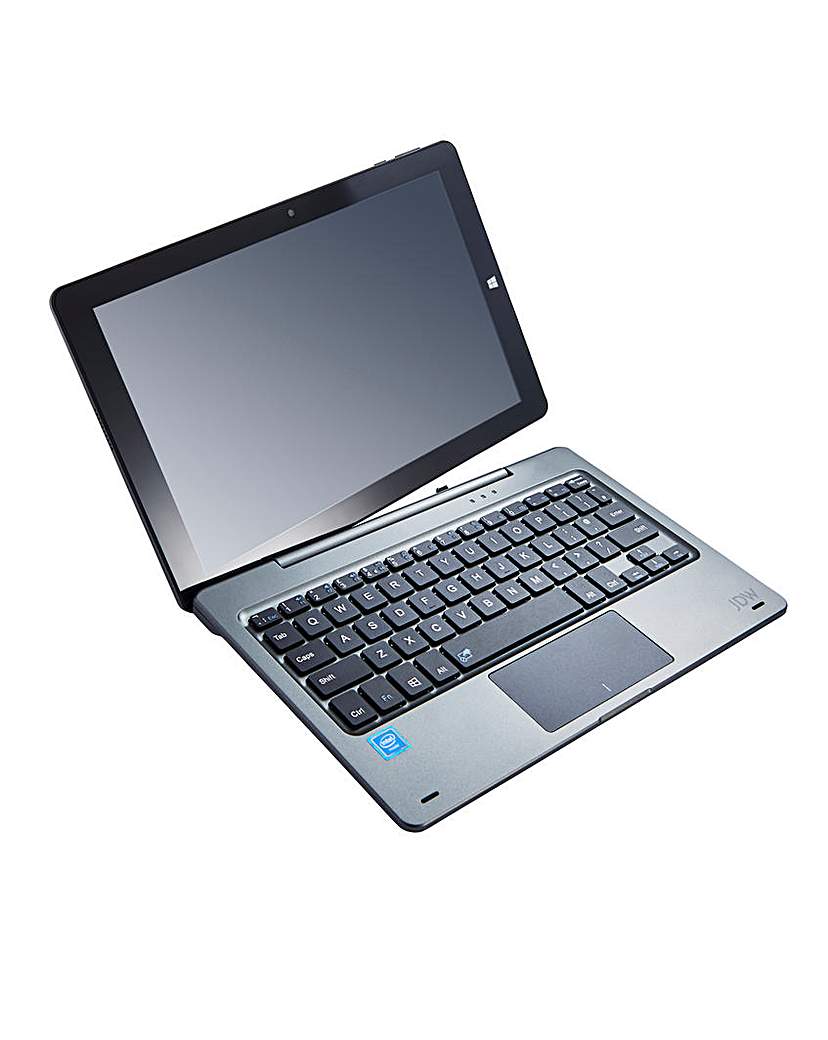 JDW 10.1in 2 IN 1 Laptop Grey