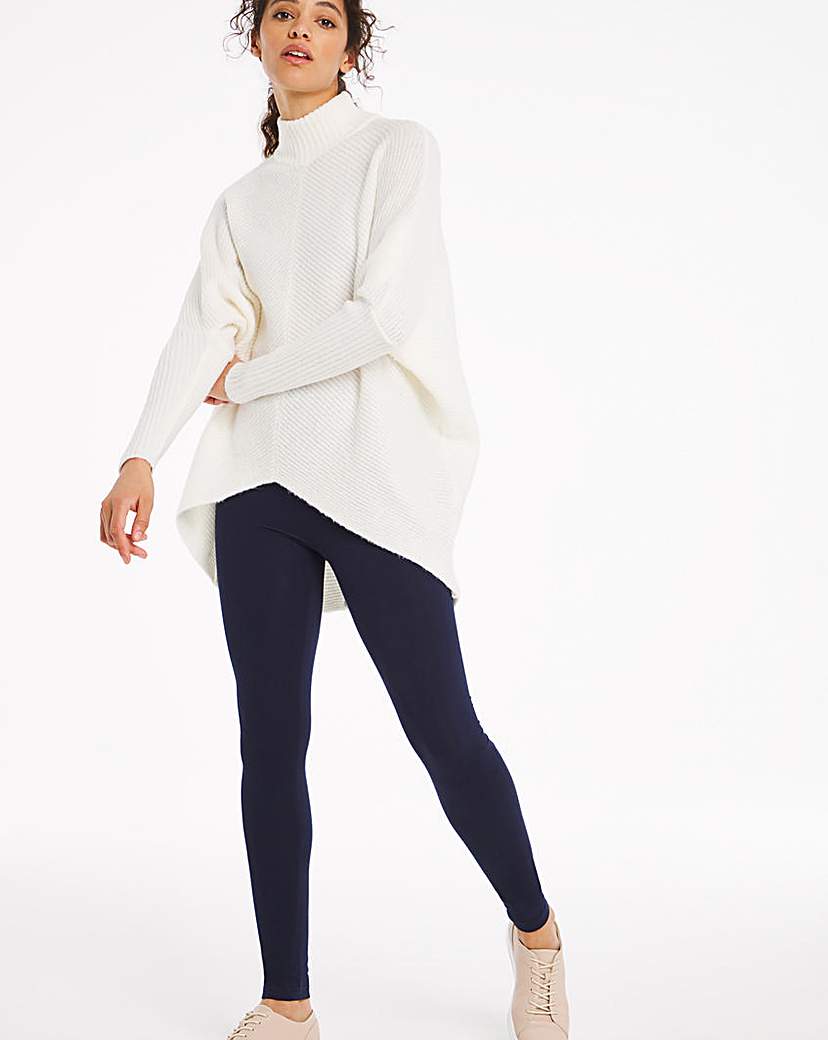 High Waist Cotton Rich Jersey Leggings