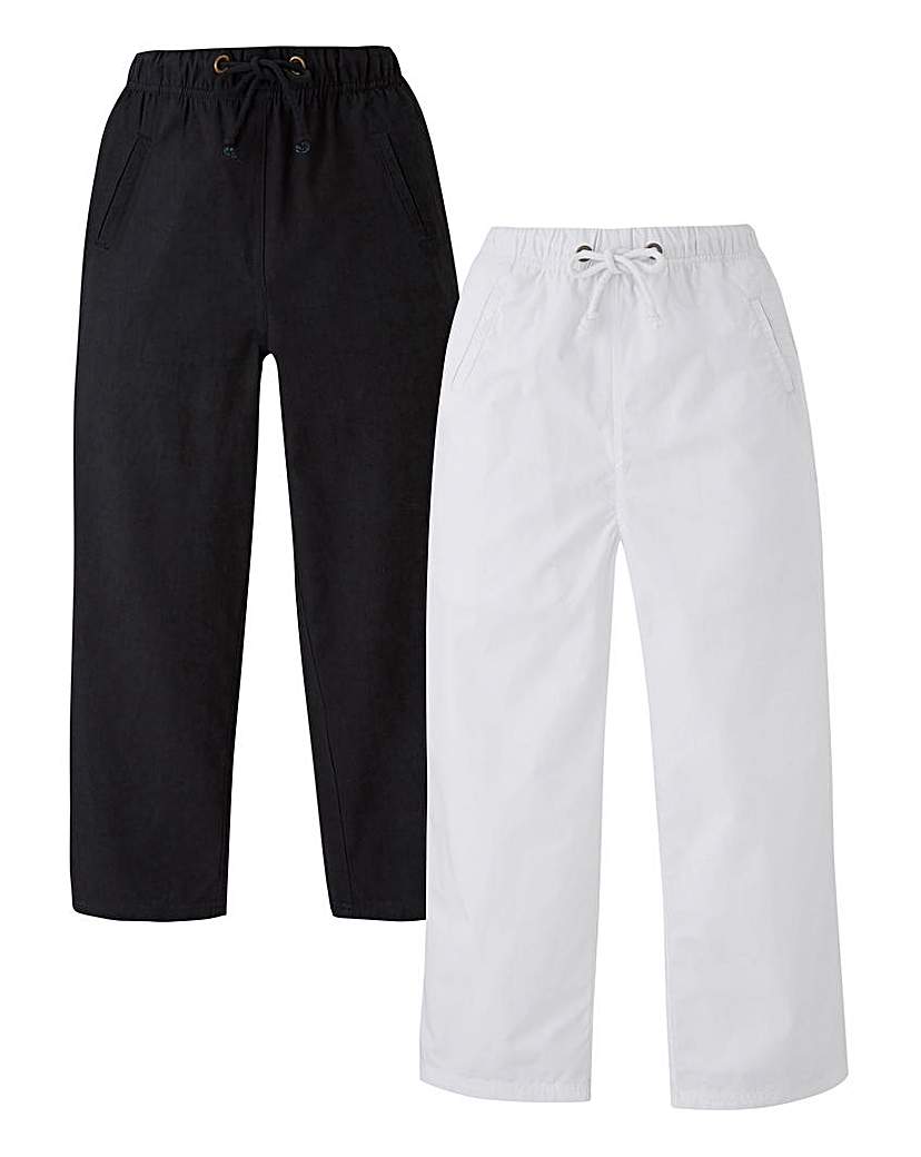Image of PK Woven Crop Trousers