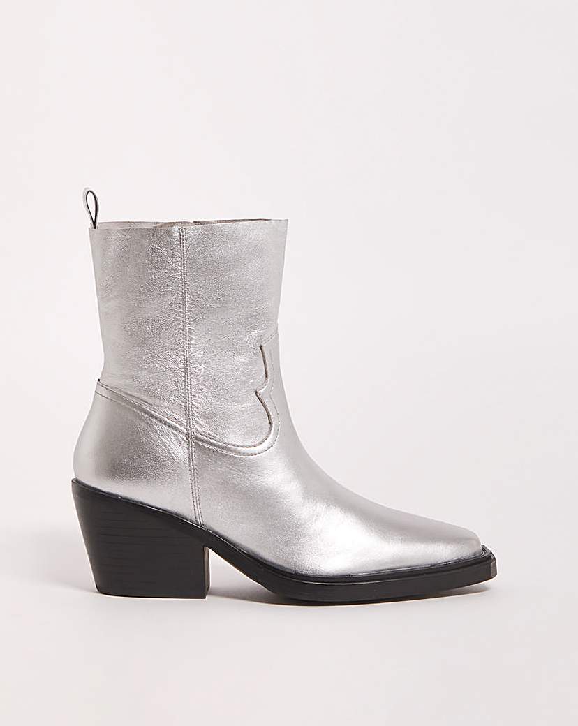 Ankle Boots For Women Fashion Round Toe Chunky Heel Fashion Short Western Boots Side Zipper Shoes High Heel Dress Booties Shoes Brown | Ankle & Bootie