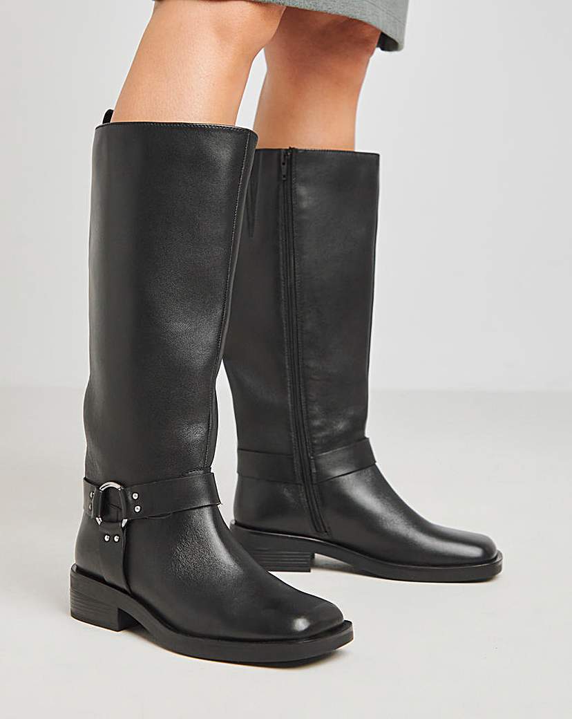 Knee High Western Boot Hardware ExWide C
