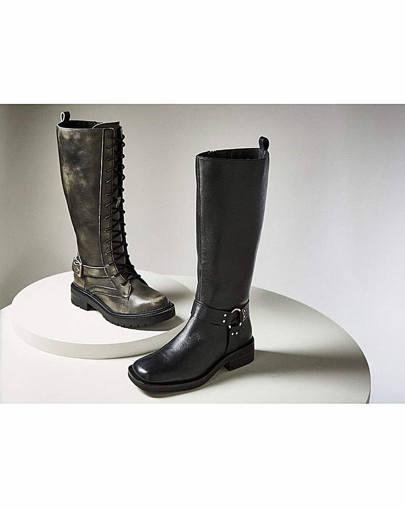 Knee High Western Boot Hardware ExWide C