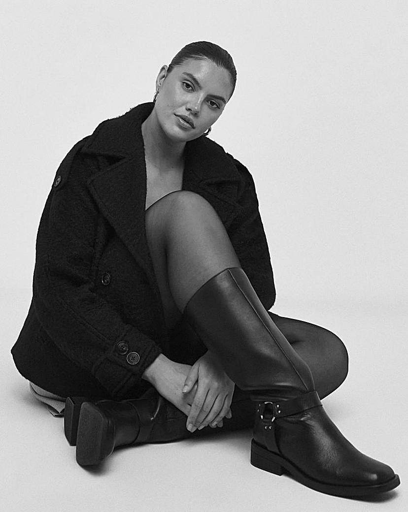 Knee High Western Boot Hardware ExWide C