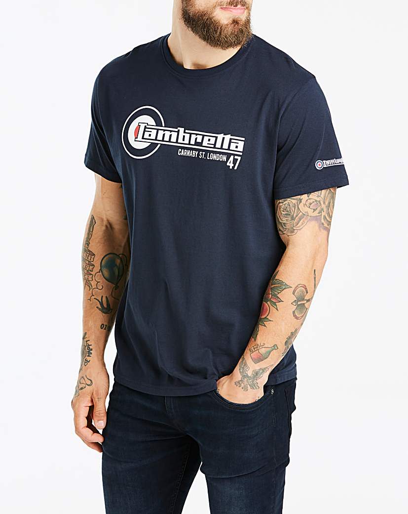 Image of Lambretta Flag Logo Tee Long