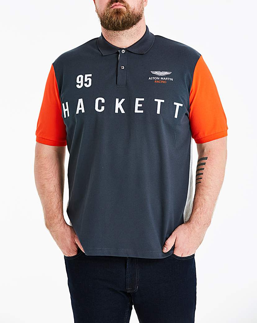 Image of Hackett Mighty AMR Multi Polo Shirt