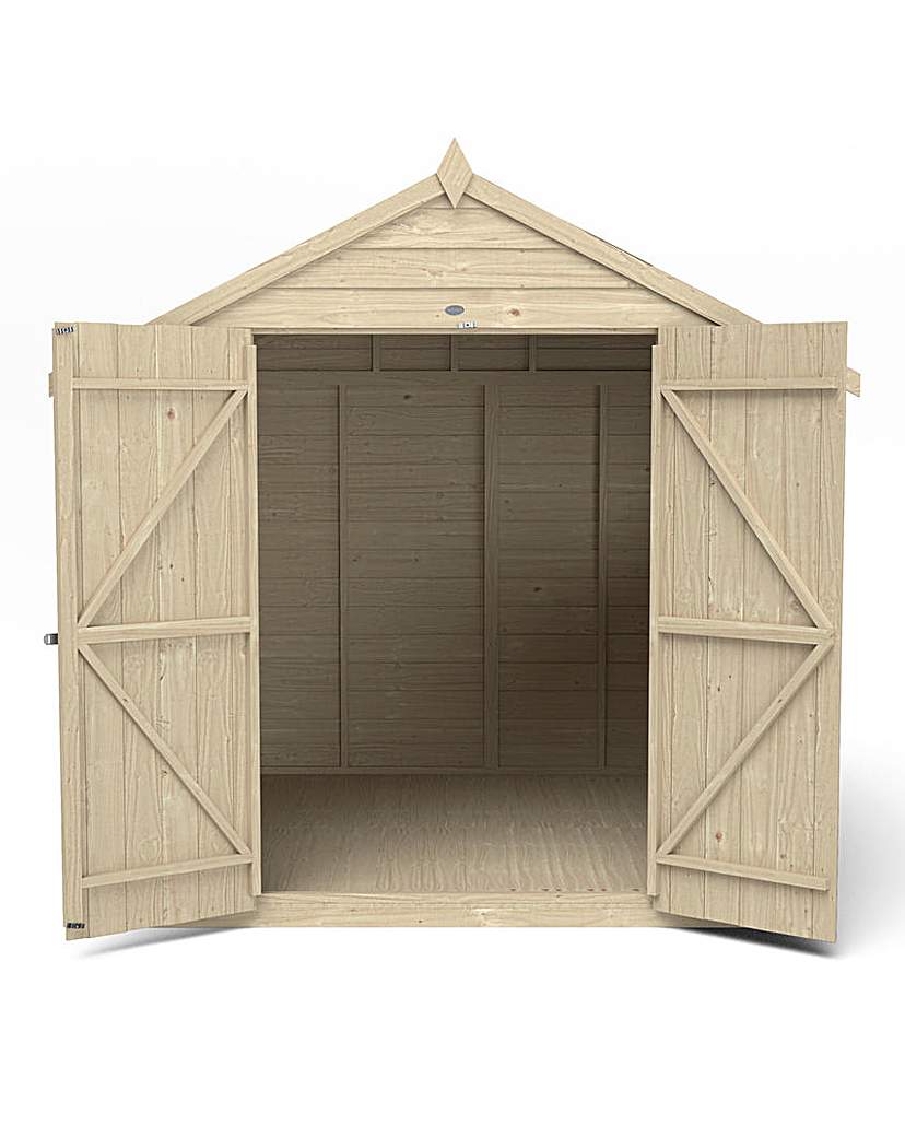 Forest Overlap 7 x7 Double Door Shed