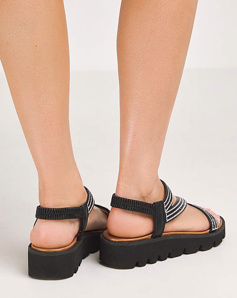 Heavenly Feet Fresco Sandals Wide Fit