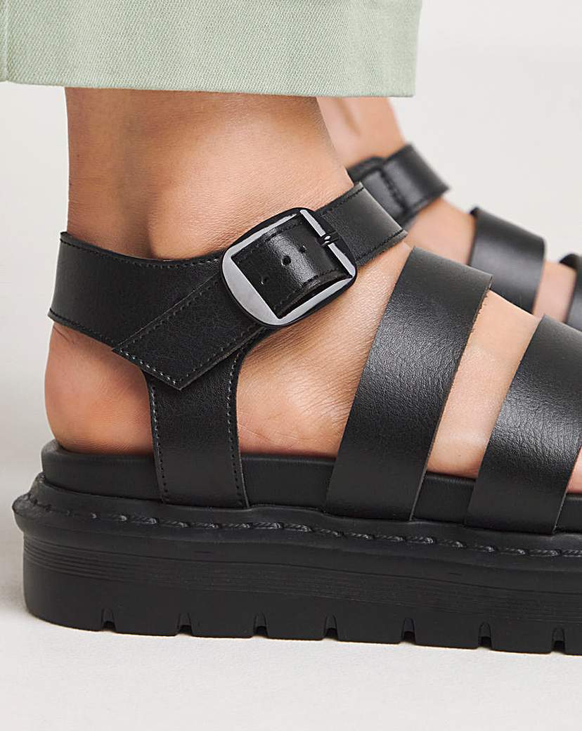Heavenly Feet Saffron Sandals Wide Fit