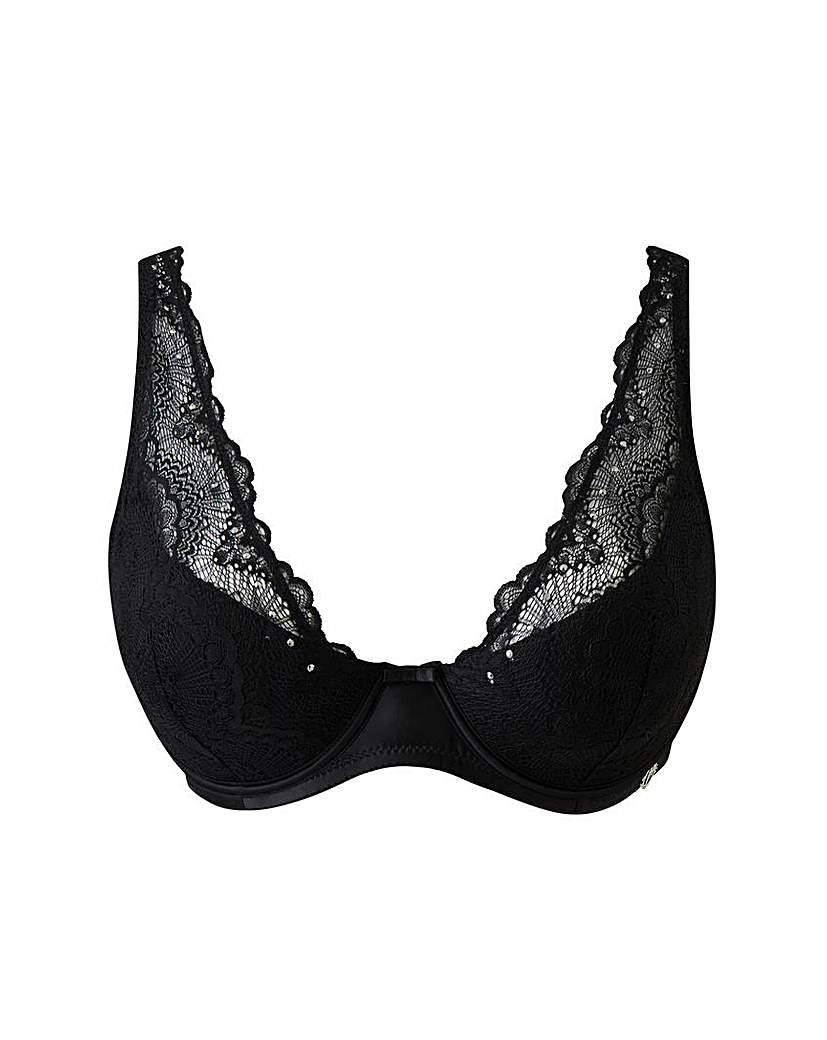 Image of Joanna Hope Satin and Lace Studded Bra