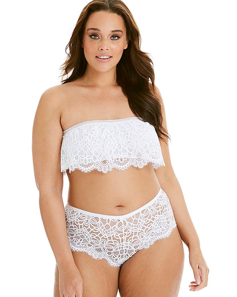 Image of Jade Lace Bandeau Top