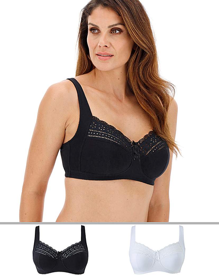 Image of 2Pack Jane Non Wired Bras