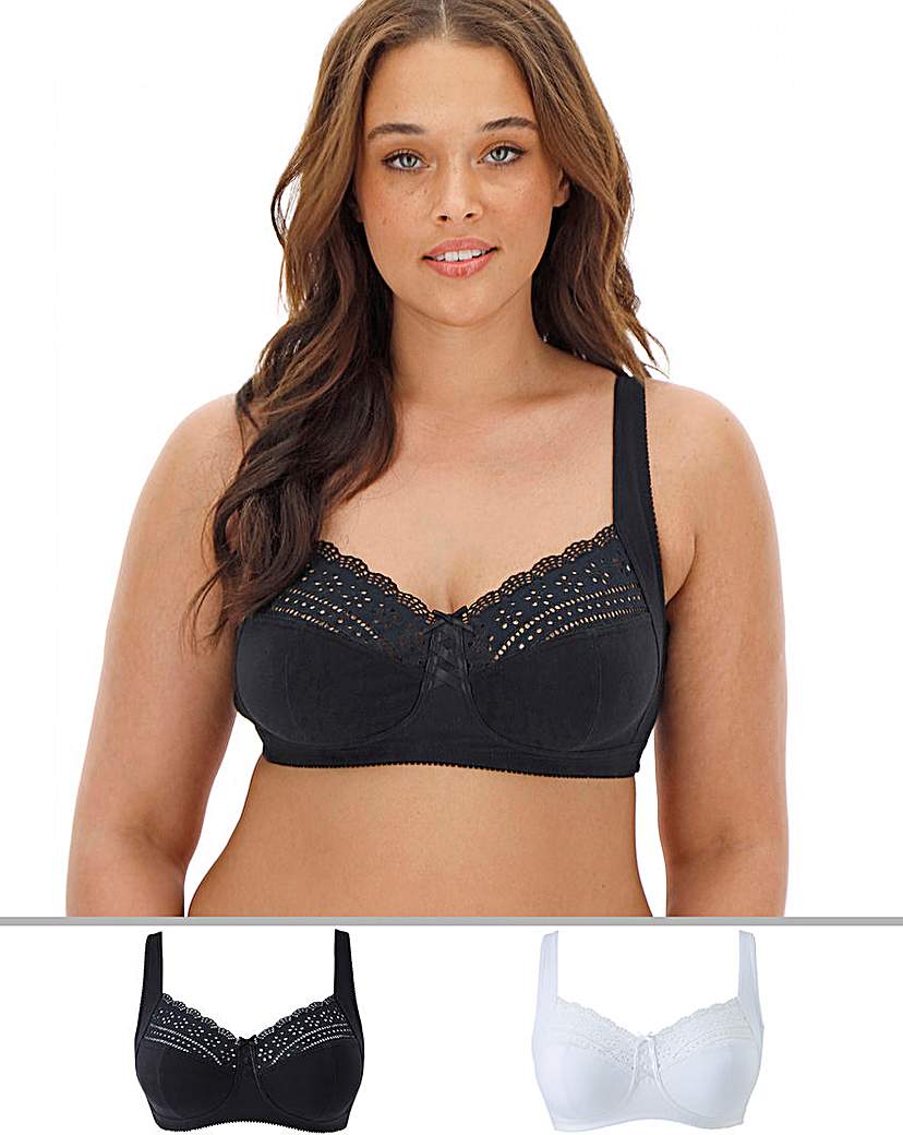 Image of 2Pack Jane Non Wired Bras