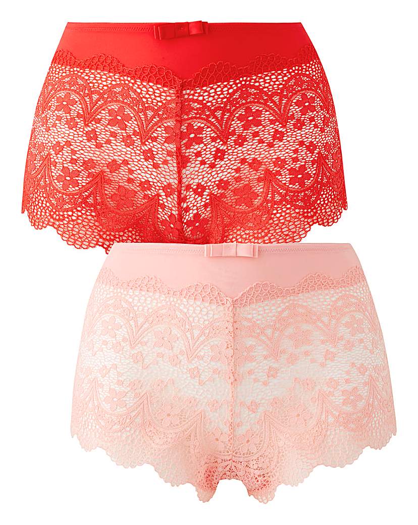 Image of 2 Pack Lottie Lace Briefs