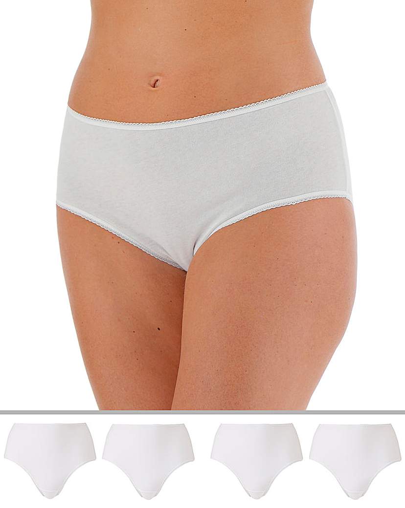 Image of 4 Pack Value Midi Briefs