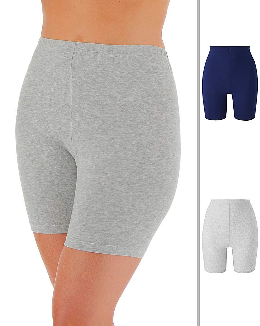 Image of 2 Pack Long Leg Comfort Shorts