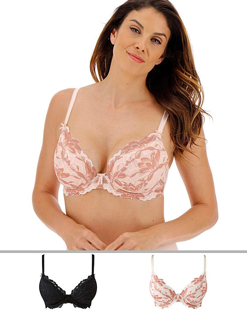 Image of Pack Lily Lace Plunge Bras