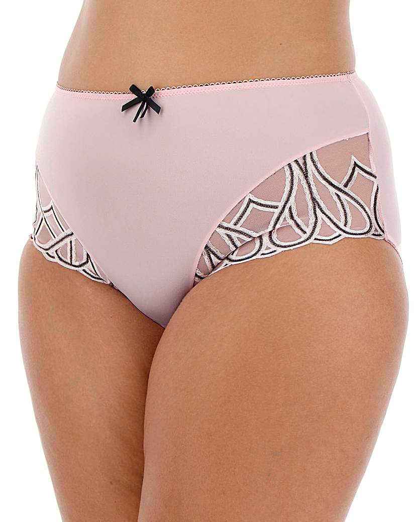 Image of Amelie Embroidered Full Fit Briefs