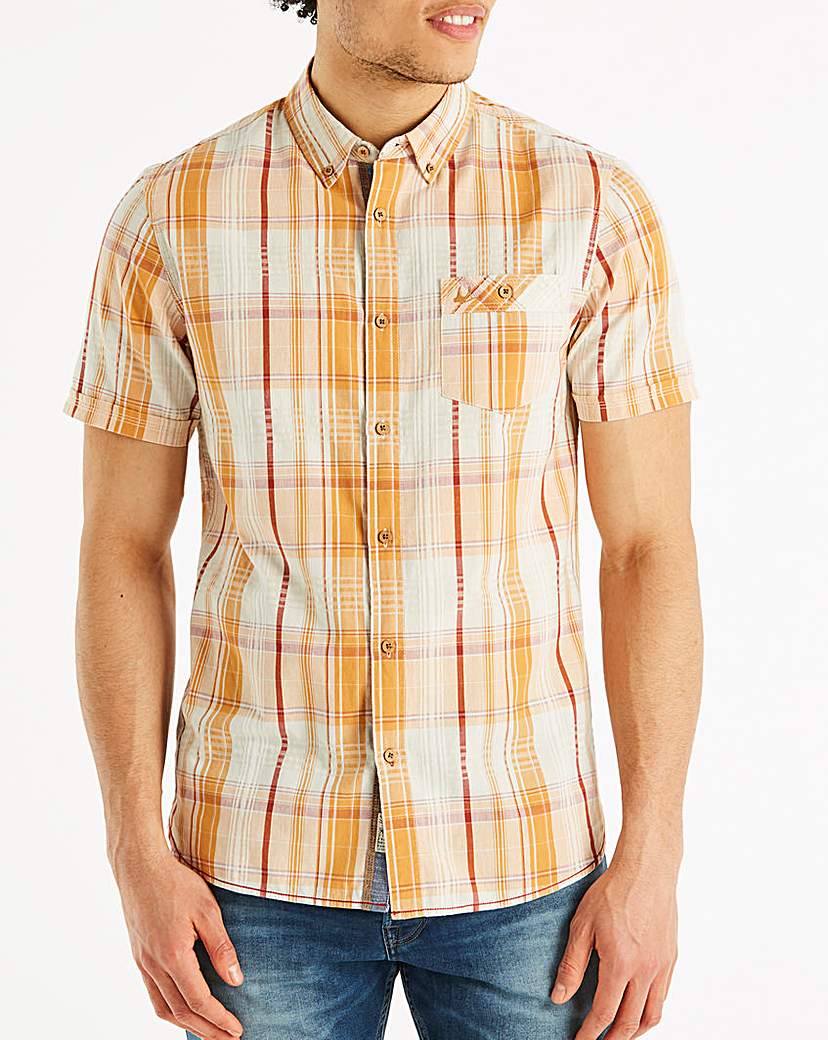 Mantaray Solid Check Shirt