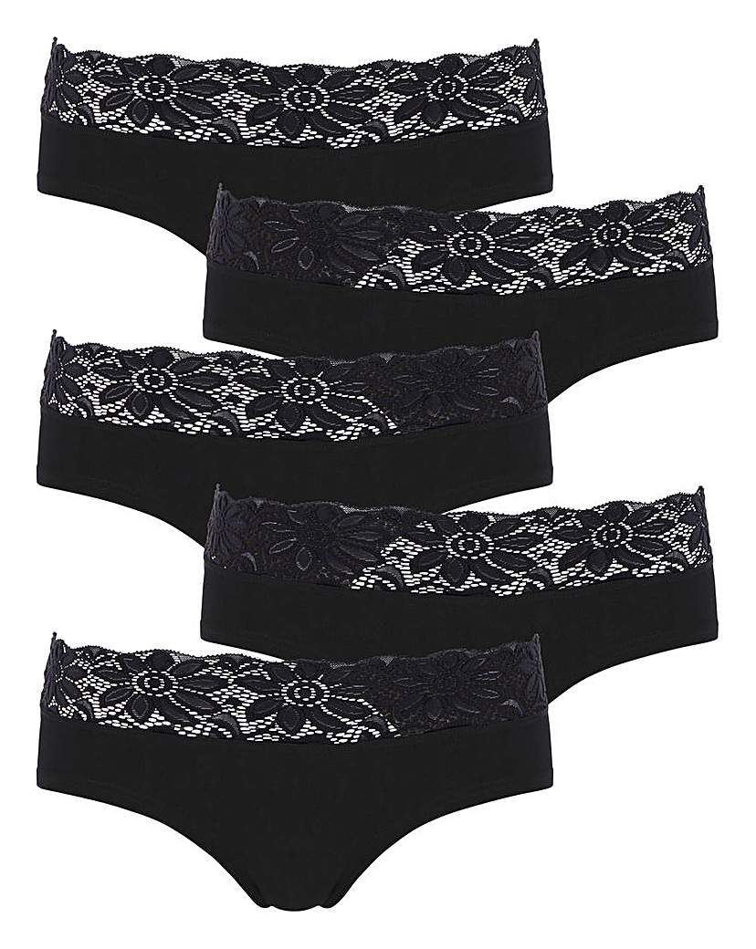 5 Pack Lace Top Shorts