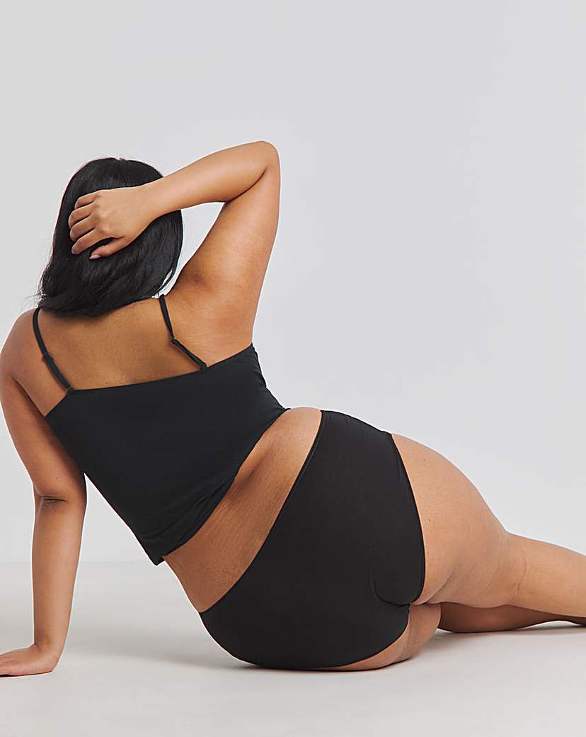 4 Pack Black Full Fit Knickers