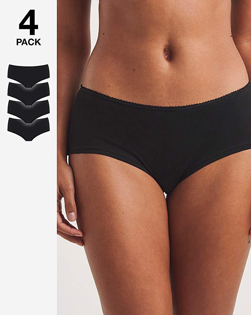 4 Pack Value Cotton Shorts