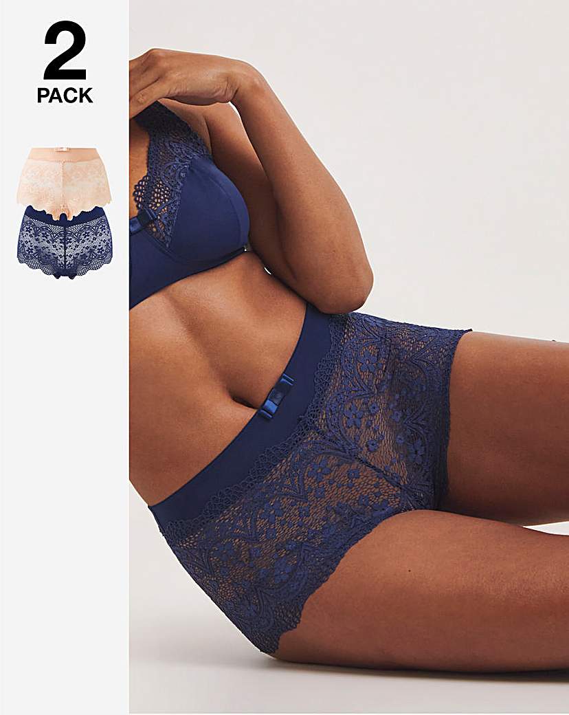 2 Pack Lottie Lace Briefs