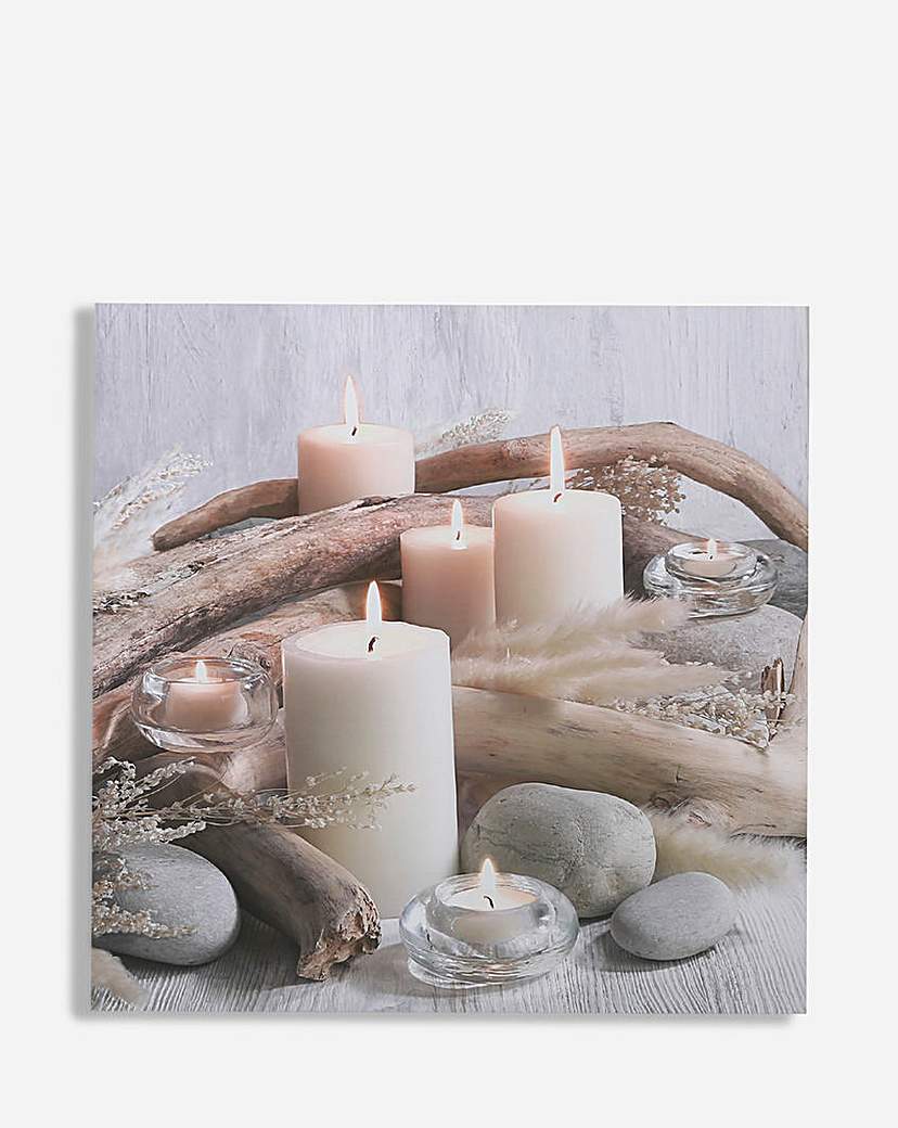 Serene Shores LED Canvas