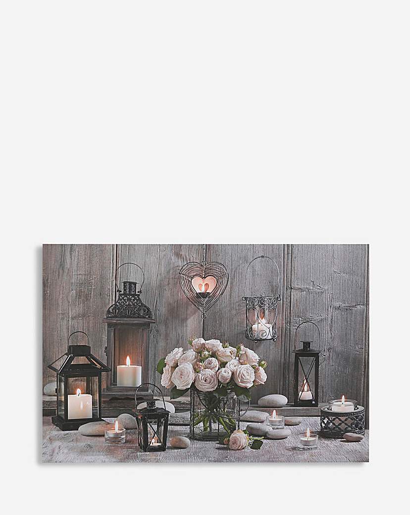 Cosy Cottage LED Canvas