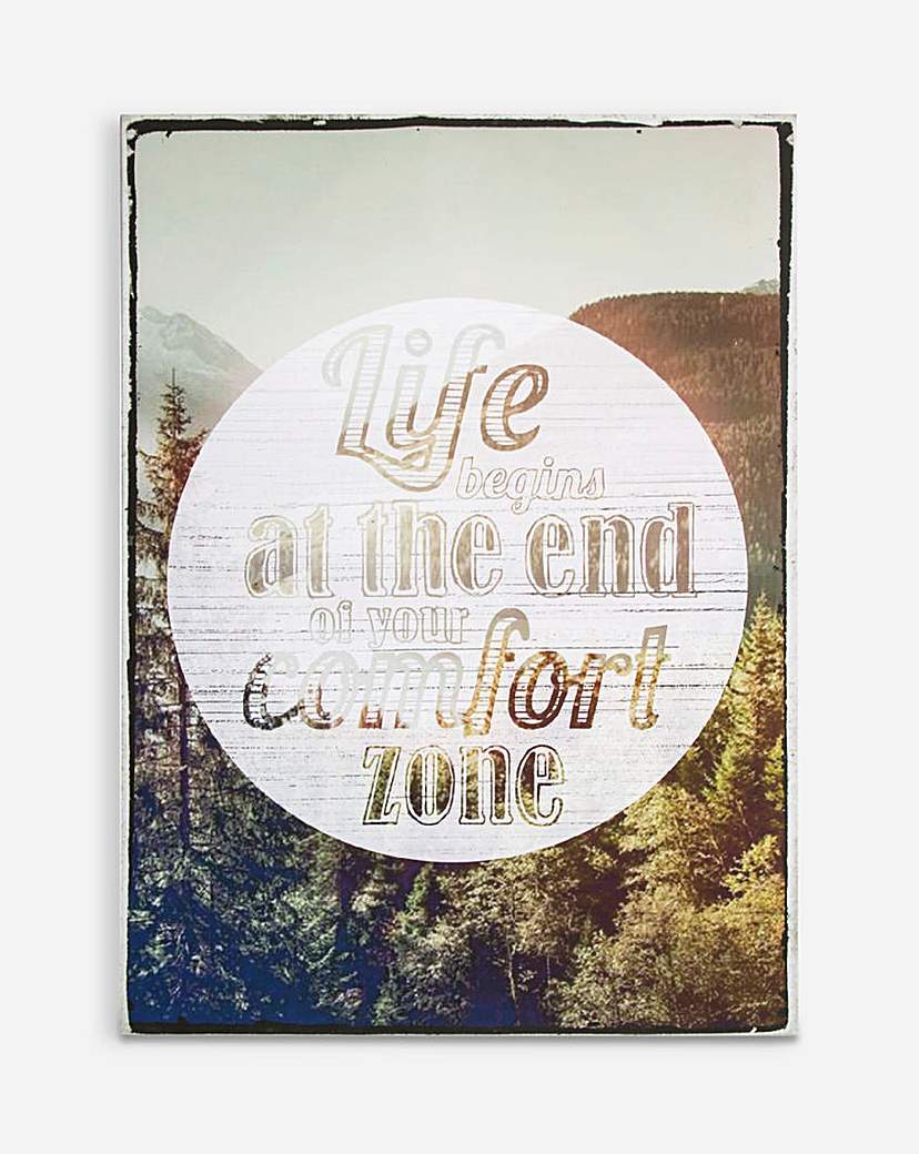 Life Begins Wall Art