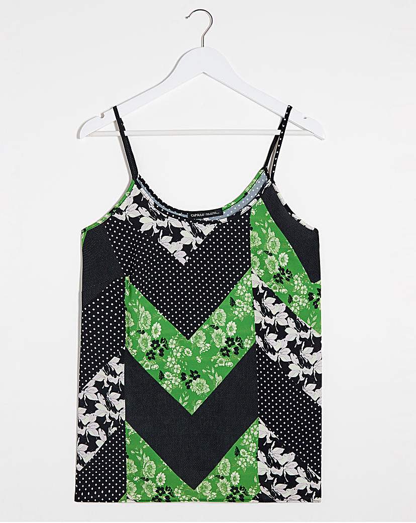 Multi Print Strappy Cami