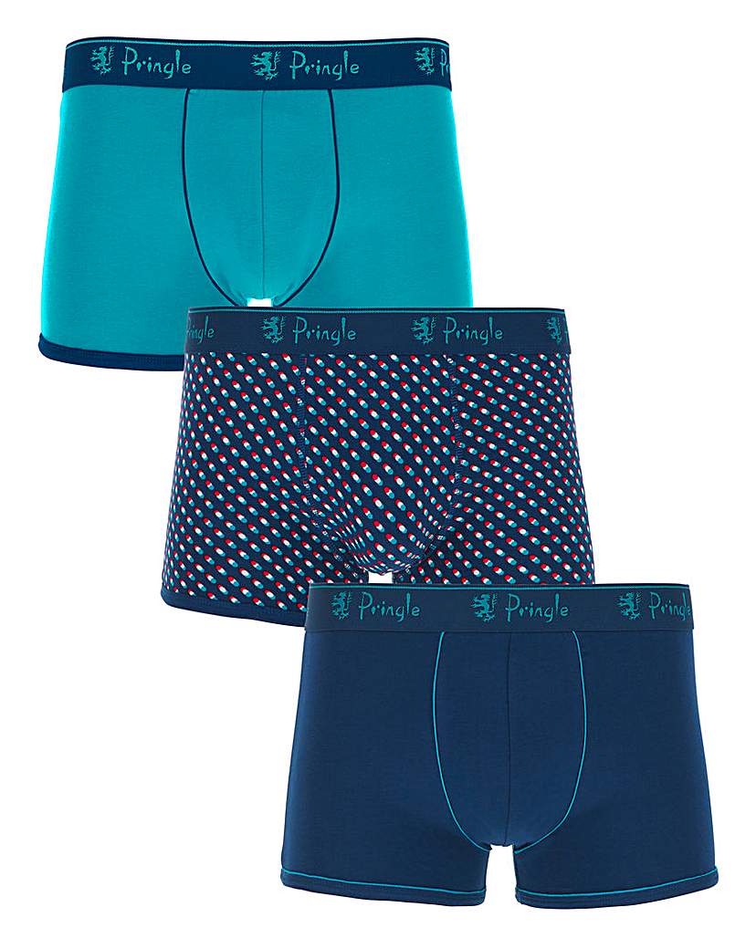 Image of Pringle 3 Pack Fashion Trunks