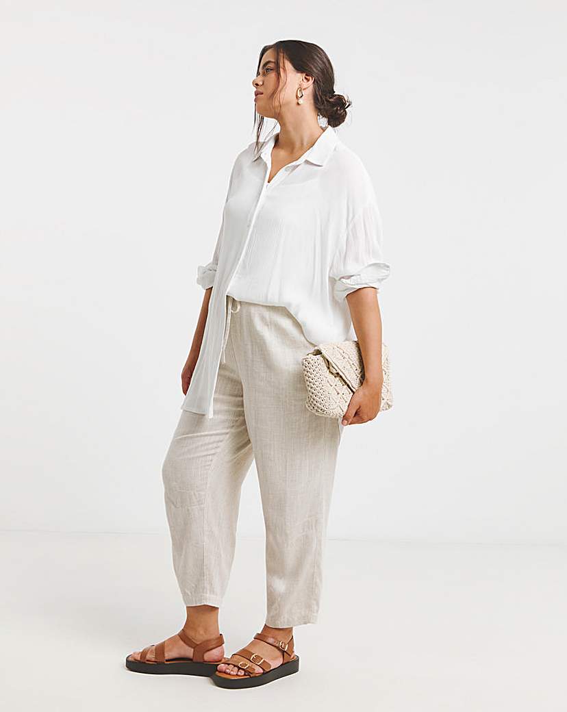 White Crinkle Shirt