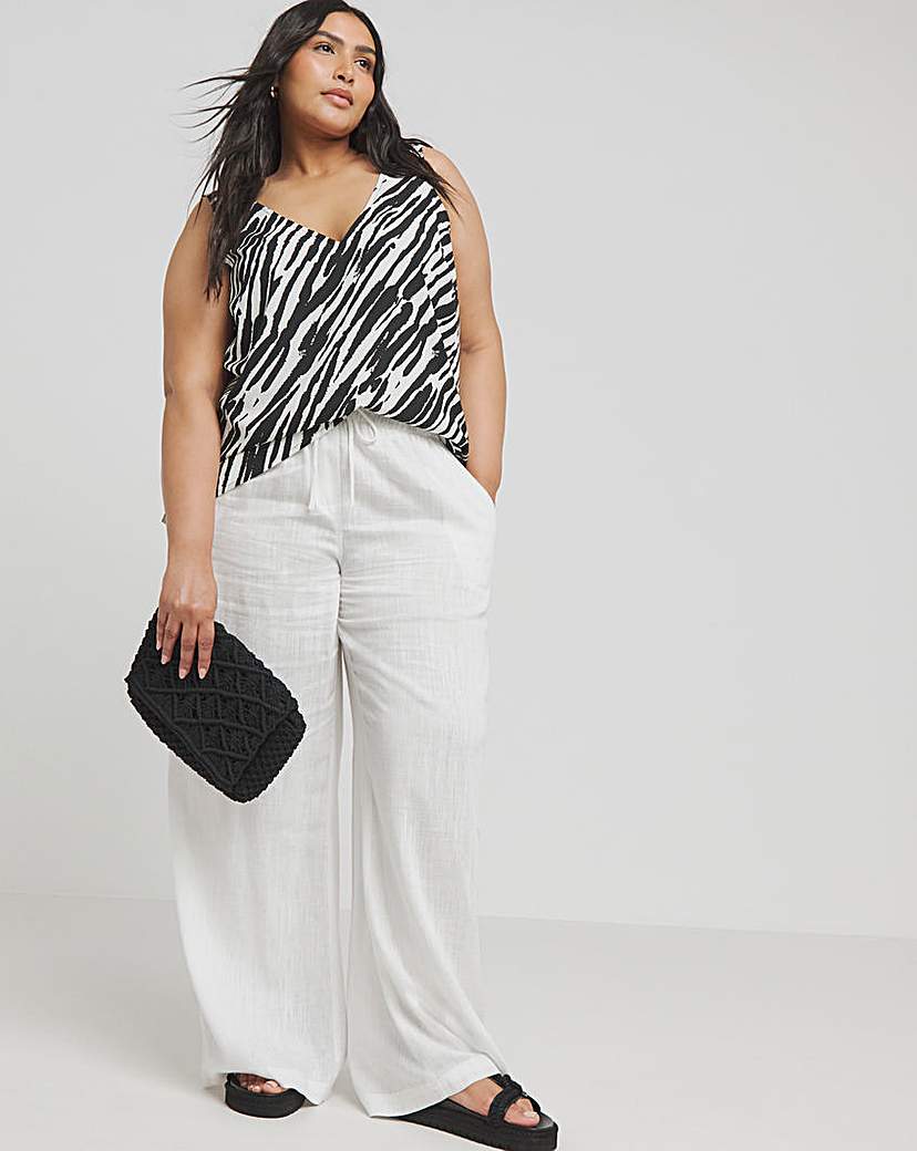 Zebra V Neck Vest