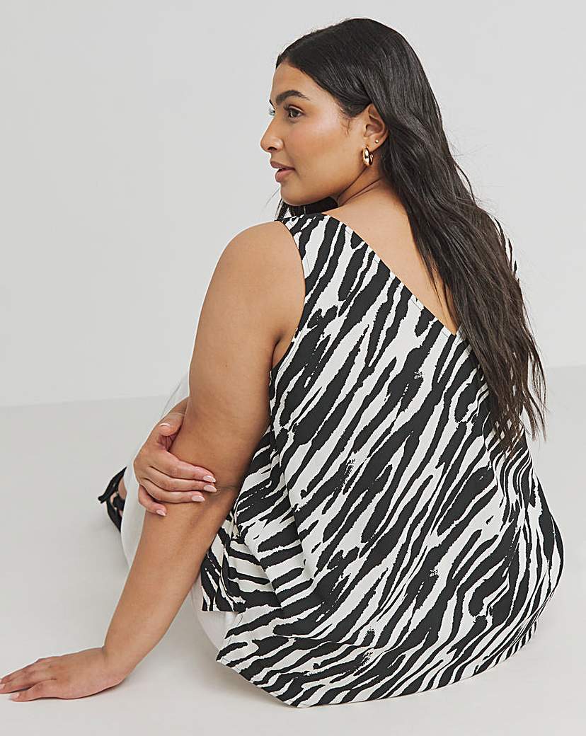 Zebra V Neck Vest