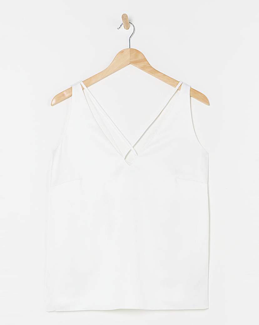 Ivory Criss Cross Cami