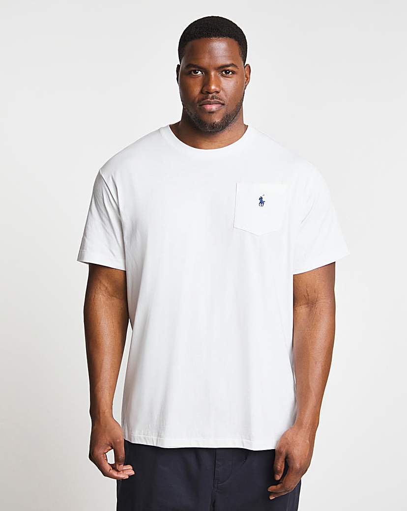 Polo Ralph Lauren White Short Sleeve Crew Neck T-Shirt | Jacamo