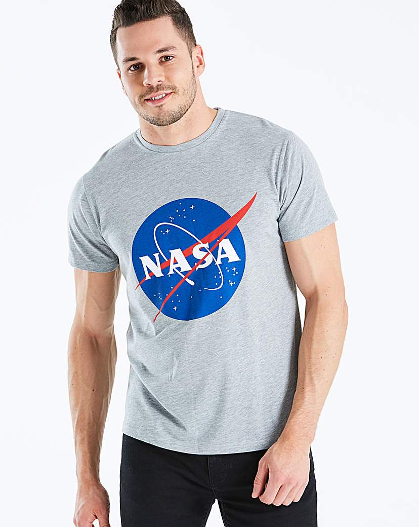 Image of NASA Grey Marl T-Shirt Long