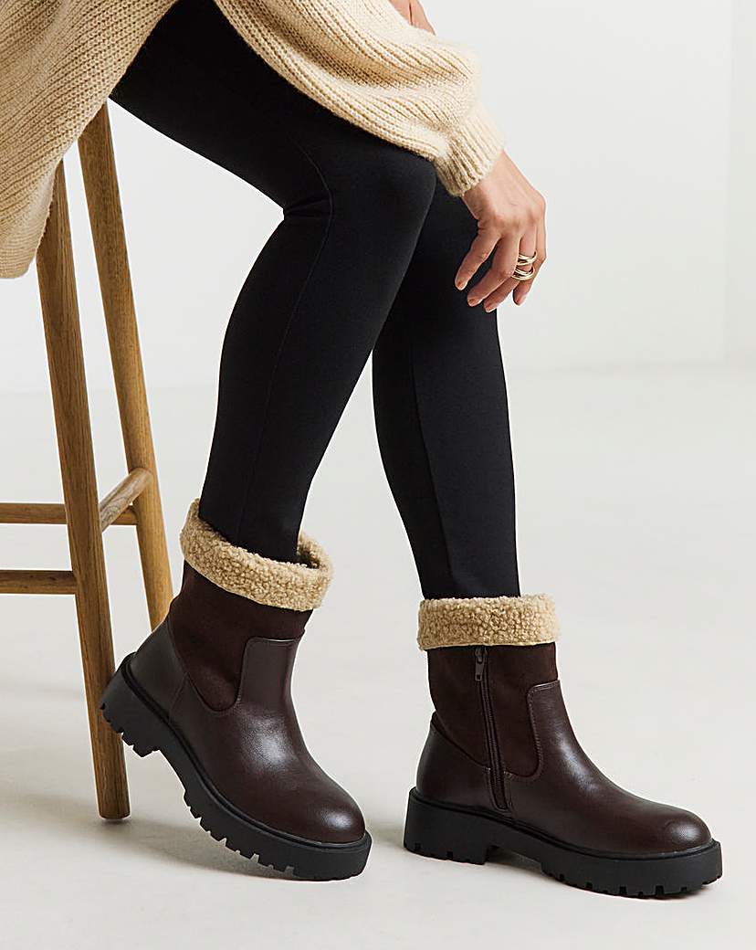 New In - Borg Lined Boot Wide