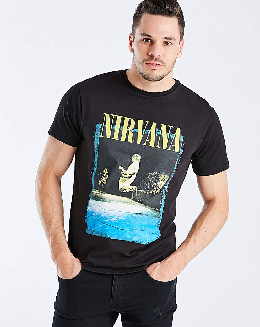 Image of Nirvana Black Band T-Shirt Long