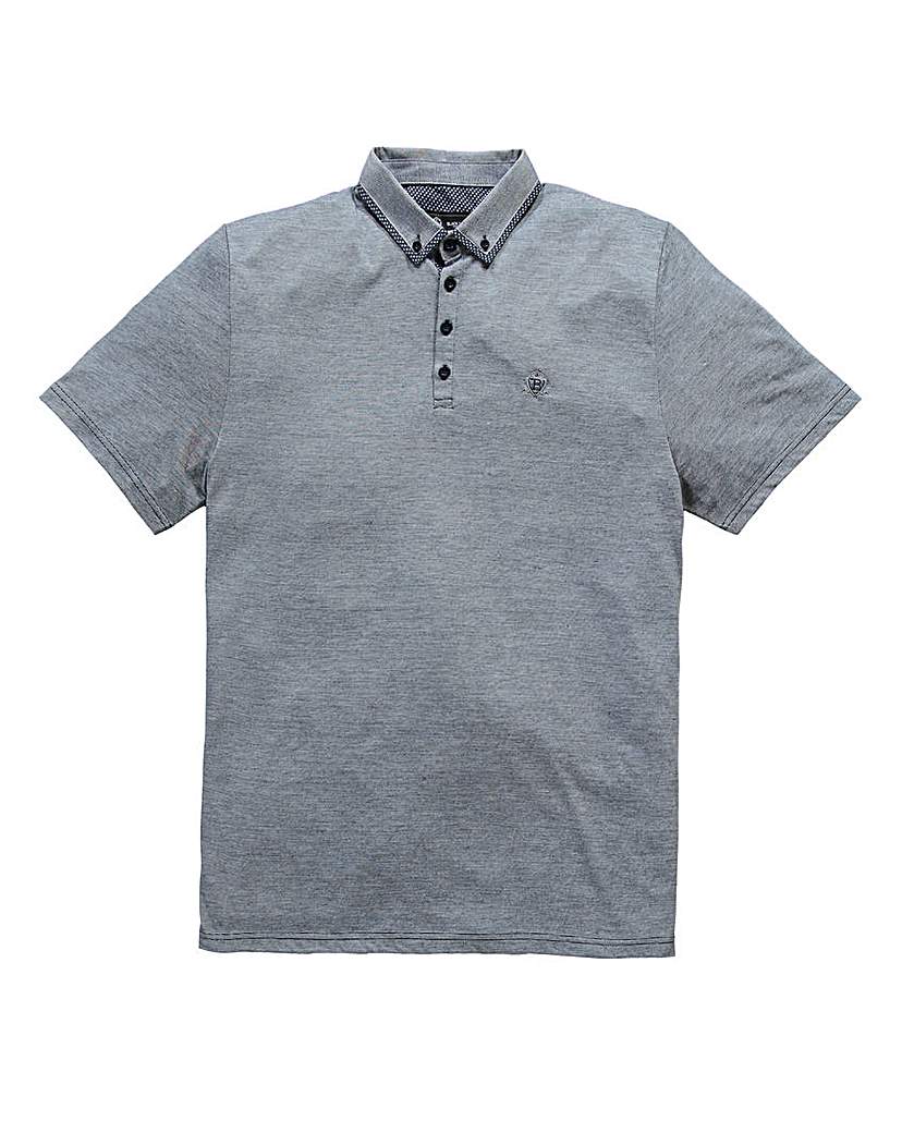 Image of Black Label By Jacamo Cody Stripe Polo L