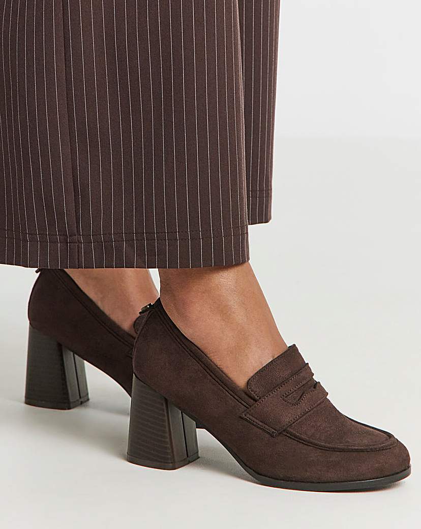 New In - Vintage Loafer Platform Heel Extra Wide
