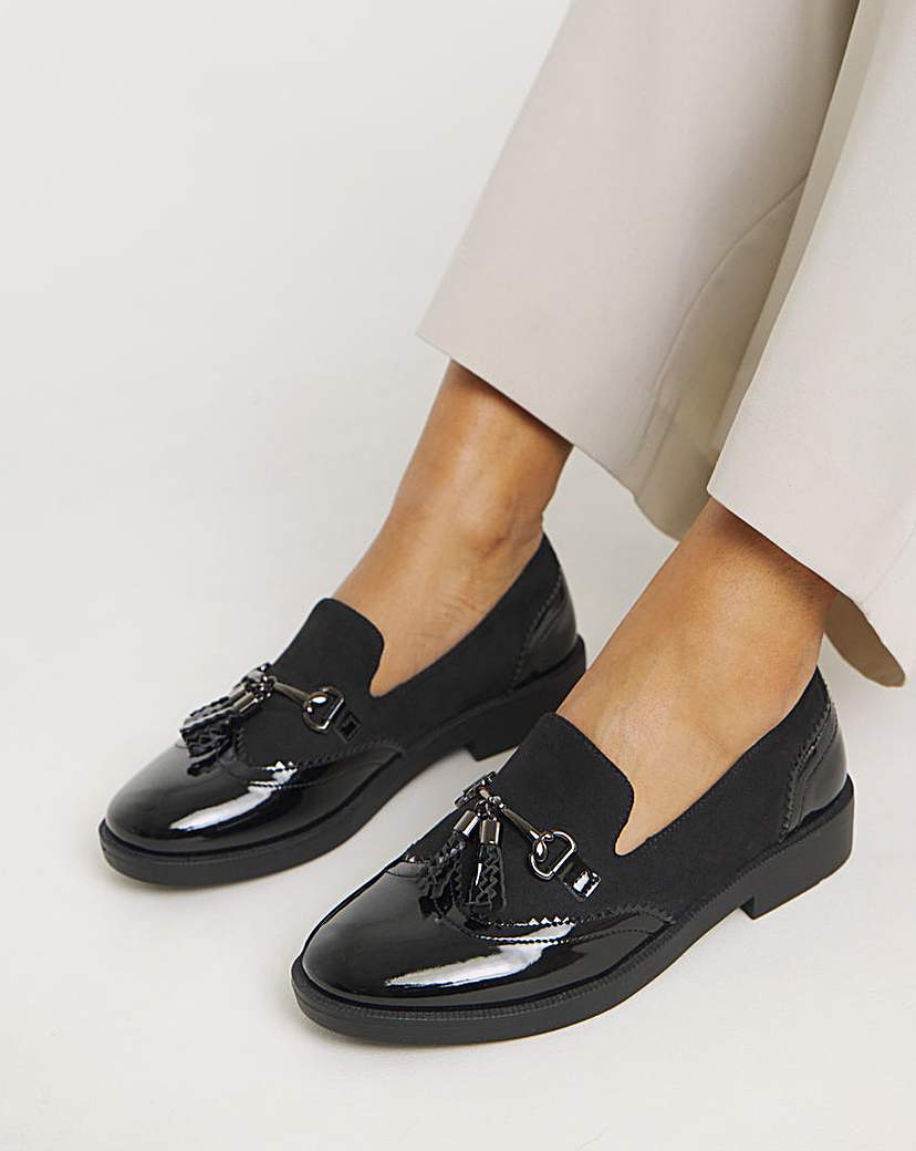 Brogue Tassle Loafer Wide