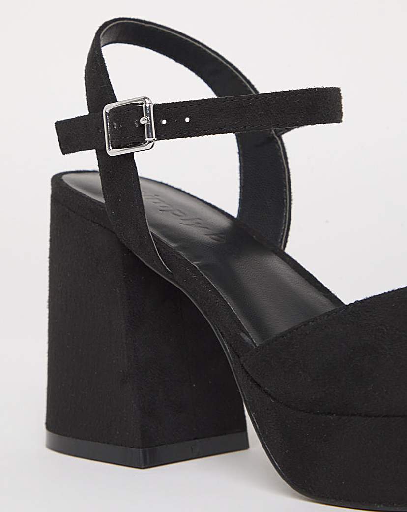 Platform Heels Ex Wide Fit