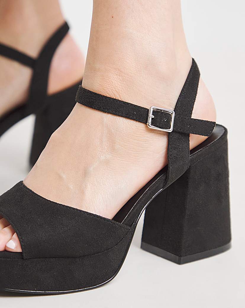 Platform Heels Ex Wide Fit
