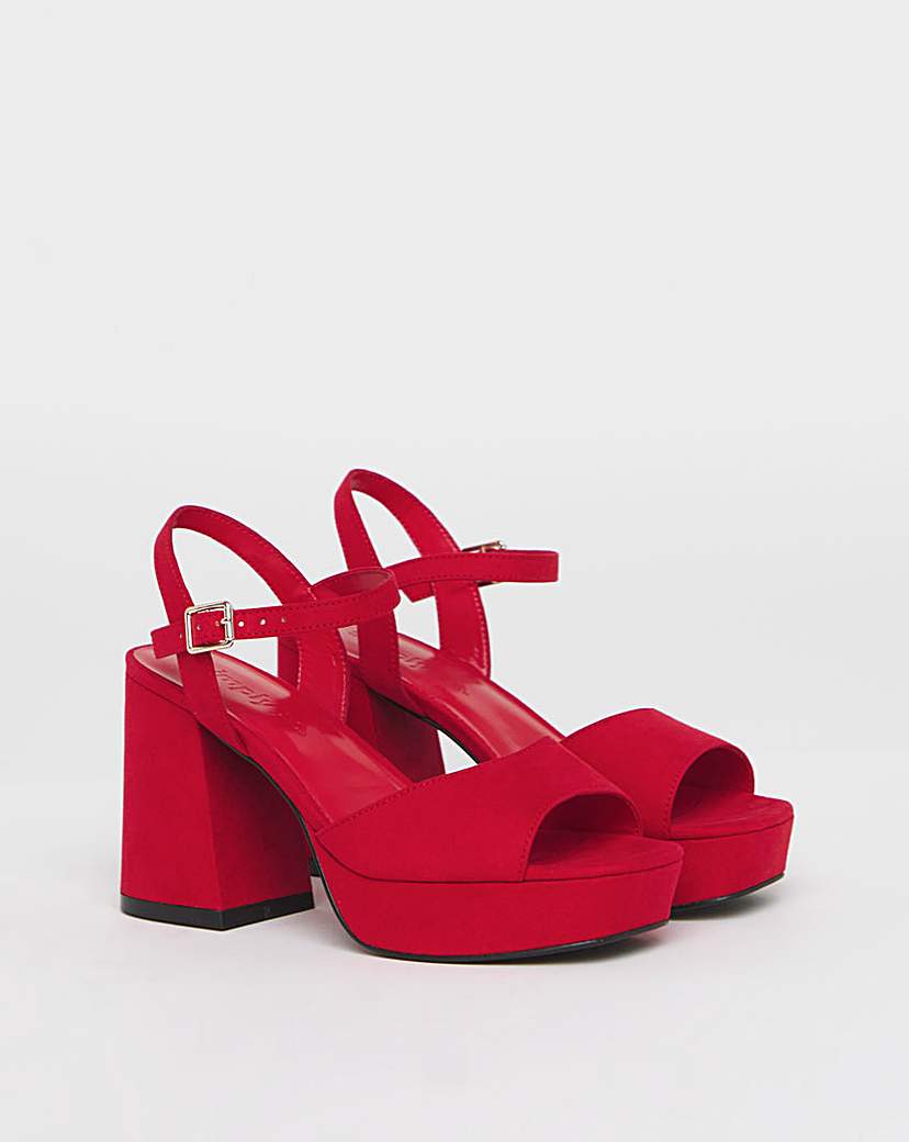 Platform Heels Ex Wide Fit