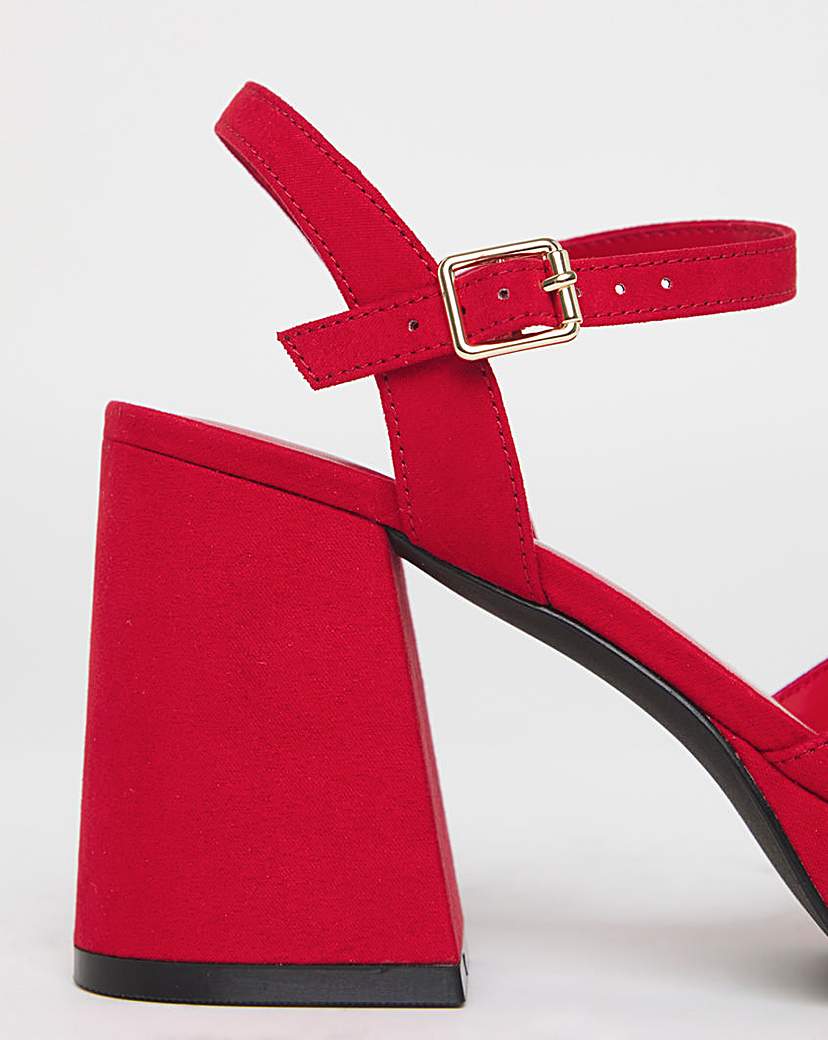 Platform Heels Ex Wide Fit
