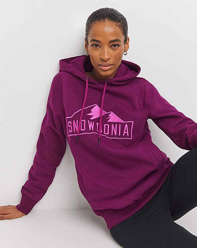 Snowdonia Graphic Over Head Hoodie