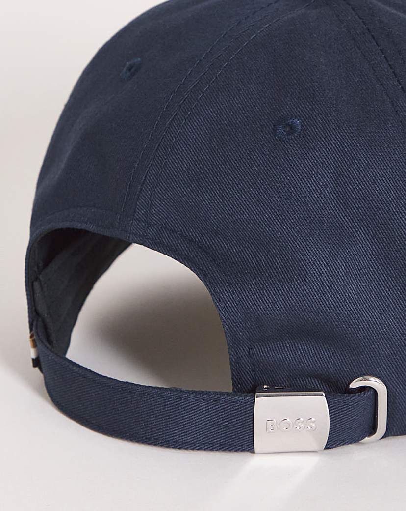 BOSS Navy Large Logo Cap