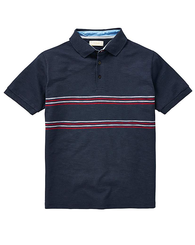 Swoop UK - Jacamo Navy (Blue) Polo Shirt L, Men's, Size: s36/38